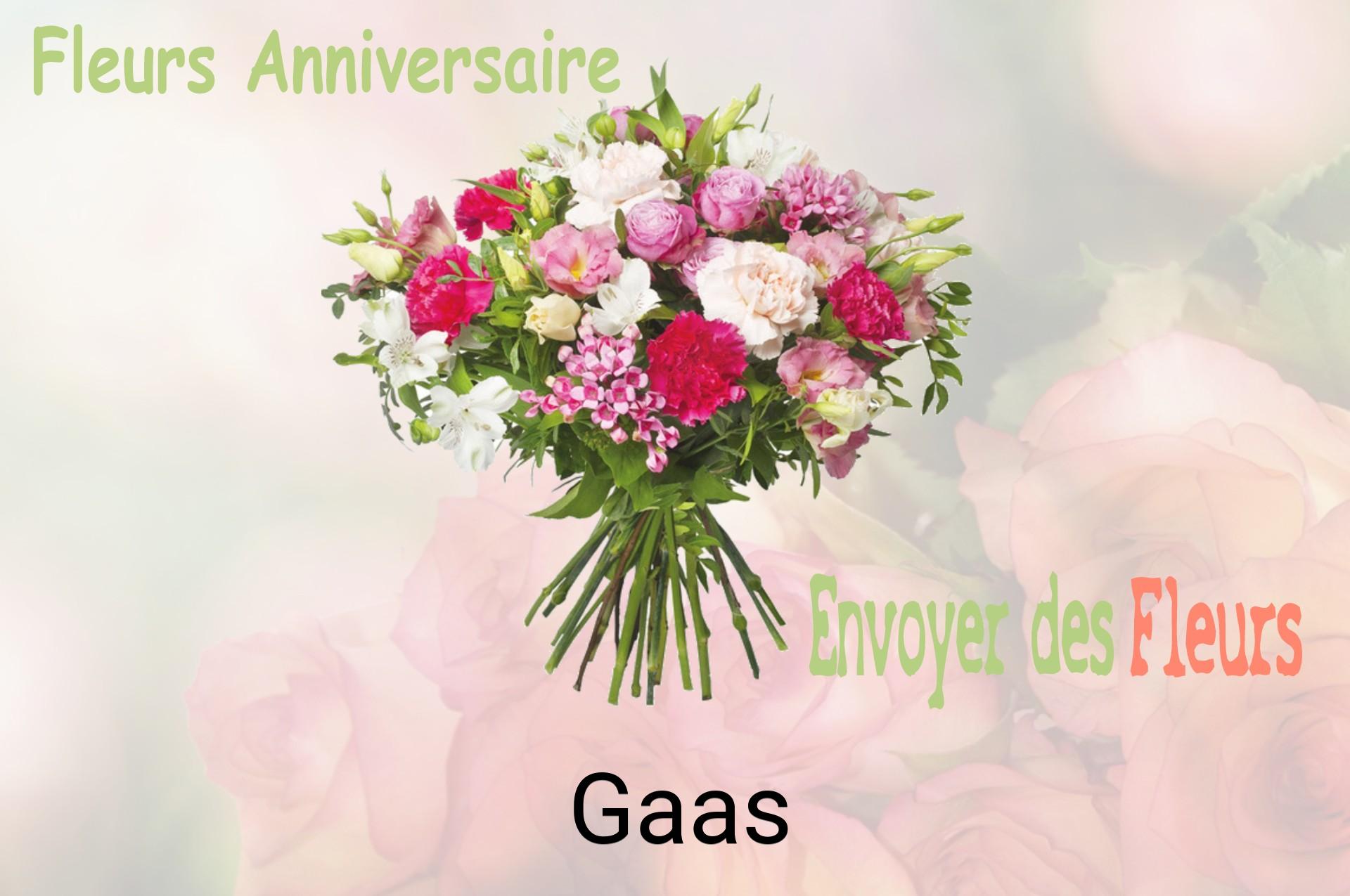 Bouquet de fleurs d’anniversaire livré à Gaas